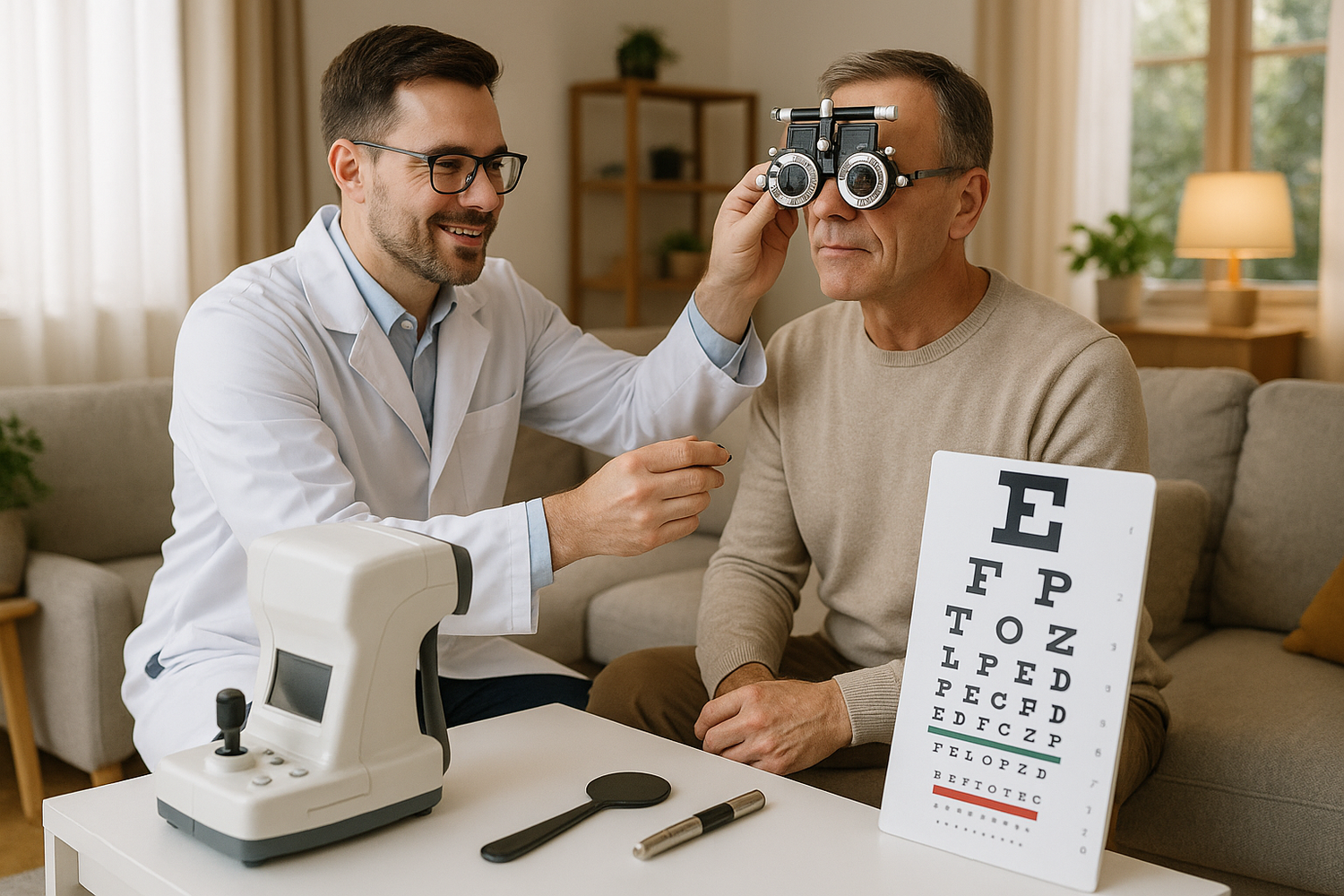 optomatrist home visit eye test