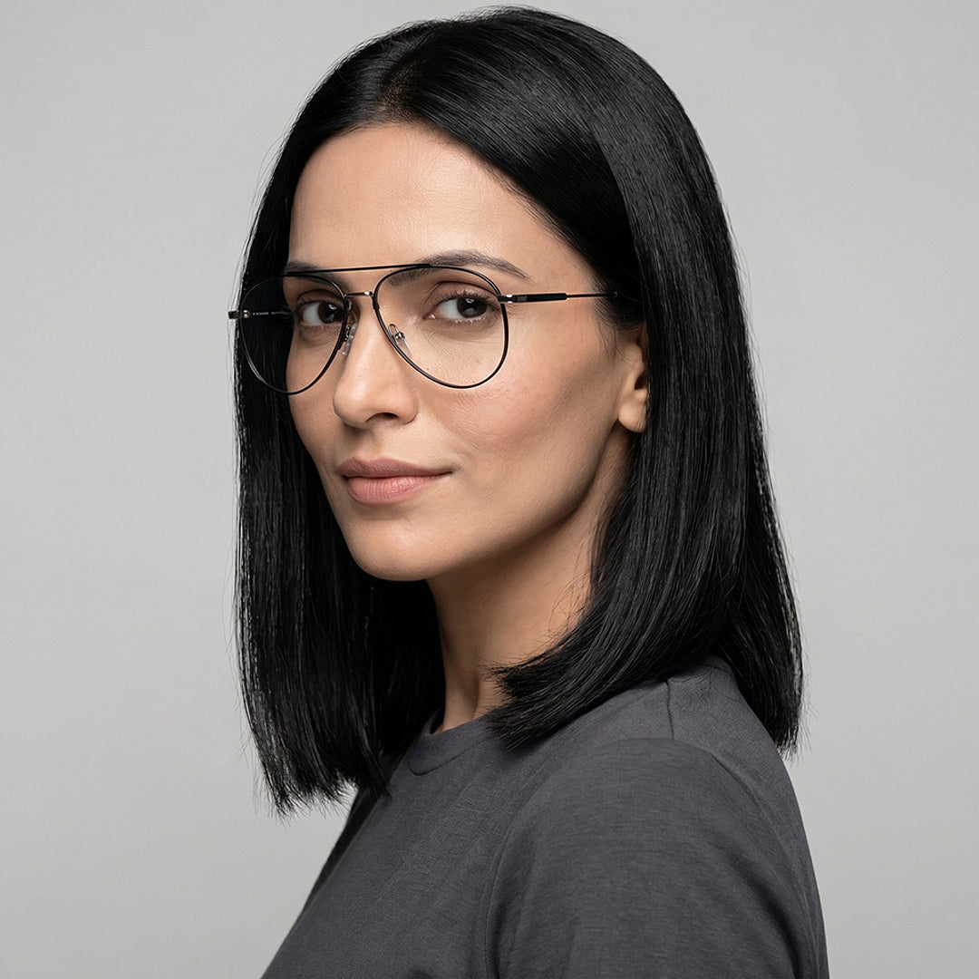 Aviator style frame
