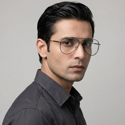 Aviator style frame