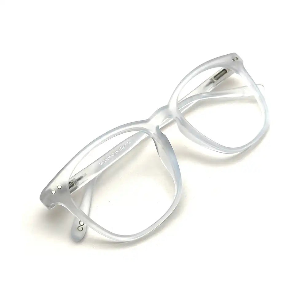 Blu Glass transparent white